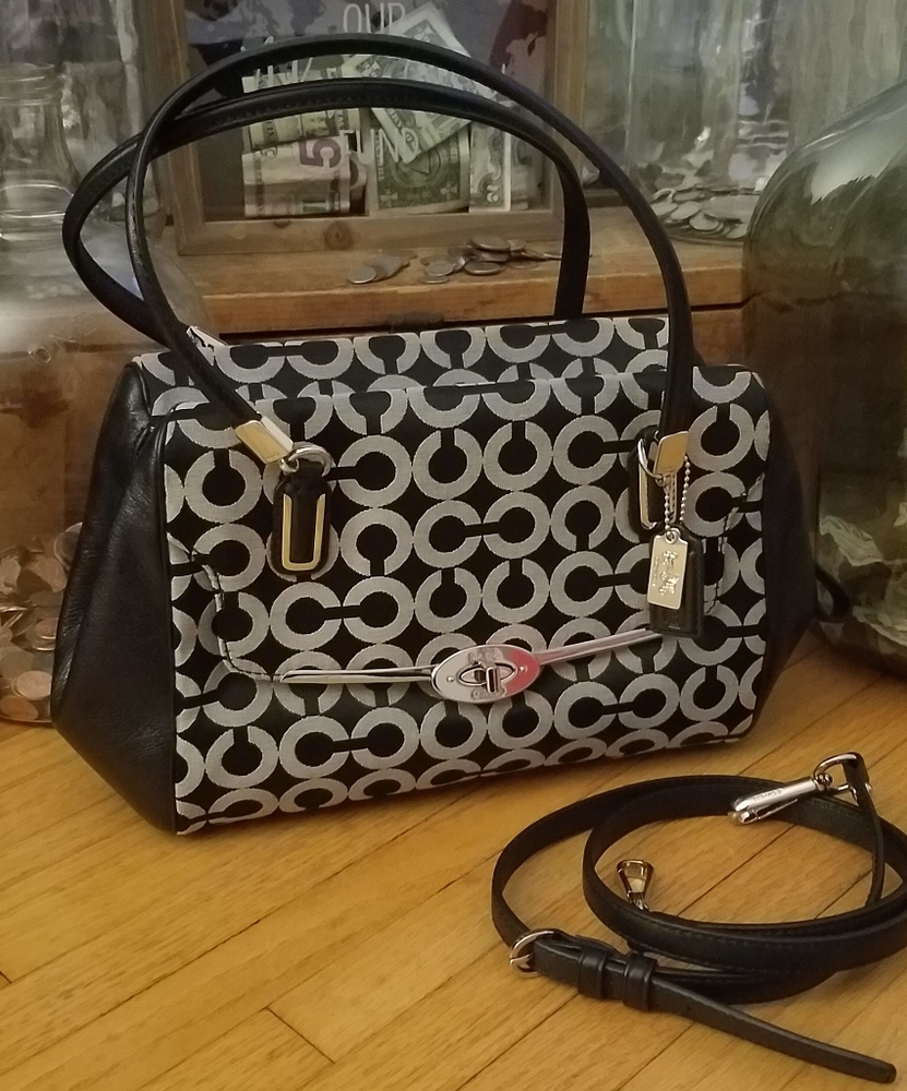 Coach Opt Art Madison EW Turnlock Satchel